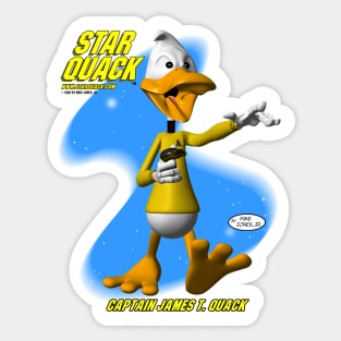 Captain Quack Sticker